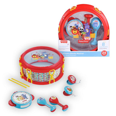 FISHER PRICE MUSICAL BAND DRUM SET