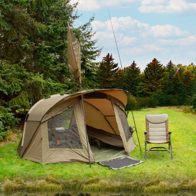 Carp Fishing Bivvy Day Tent Shelter 1-2 Man Lightweight Waterproof