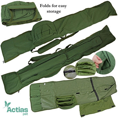 Fishing Rod Reel Bag 3+3 12ft Made Up Carp Coarse Padded