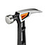 Fiskars 1020213 Anti Shock IsoCore Finishing Hammer 16oz Rip Claw 13.5 Inch