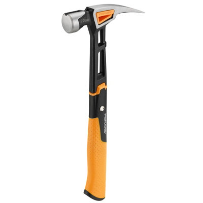 Fiskars 1020214 Anti Shock IsoCore Hammer 20oz Rip Claw 13.5 Magnetic Nail Start