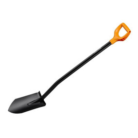 Fiskars 1066716 Solid Metal Pointed Spade Shovel FSK1066716