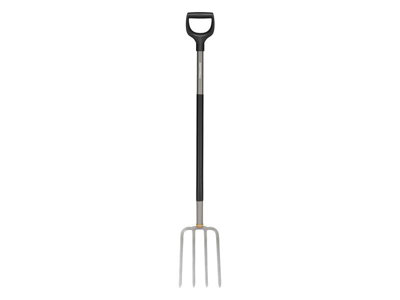 Fiskars 1070679 Ergonomic Garden Fork Grey FSK1070679