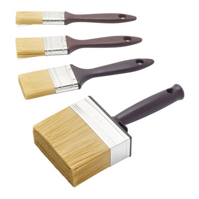 Fit For The Job 4 piece Woodcare Garden Timber Brush Set
