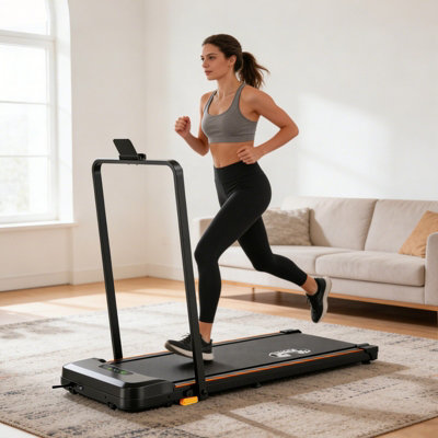 FIT4YOU Folding Walking Pad for Home Under Desk Treadmills Running ...