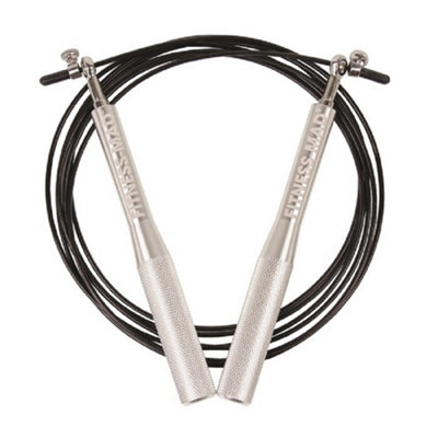 Fitness Mad Ultra Speed Rope Black/Silver (One Size)