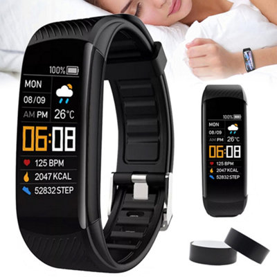 Fitness Tracker Smart Watch with Heart Rate & Sleep Monitoring - UK Seller