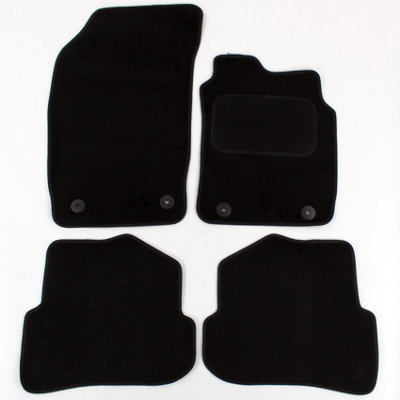 Fits Audi A1 Mk1 2010-2018 Tailored Carpet Car Mats Black 4pc Floor set