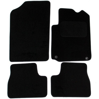 Fits Citroen DS3 2009 to 2018 Tailored Carpet Car Mats Black 4pc Floor Set