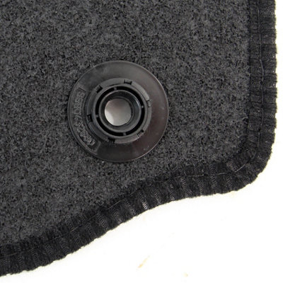 Fits Citroen DS3 2009 to 2018 Tailored Carpet Car Mats Black 4pc Floor Set - 7