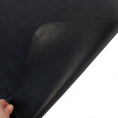 Fits Ford Fiesta Boot Mat Tailored Rubber Mk7 2009 to 2016 Car Floor 1pc Black - 5