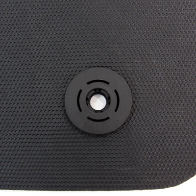 Fits Ford Fiesta Mk7 2011-2017 Tailored Rubber Car Mats Black 4pc Floor Mat Set - 9