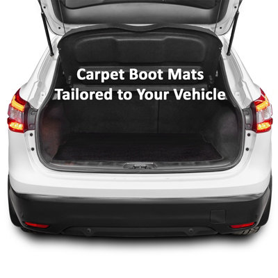 Fits Ford Fiesta Mk8 2017 On Tailored Carpet Car Boot Mat Black 1pc Floor Set