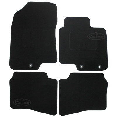 Fits Hyundai i20 Car Floor Mats Tailored Carpet 2015 to 2020 Black 4pc Set