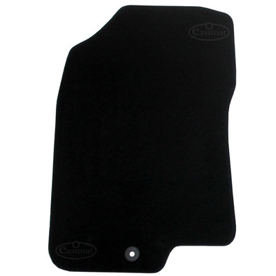 Moto-MOLTICO Tapis De Sol Velours Conducteur Pour Hyundai I20 II/III 2015-2020 – Noir, Renforcé, Avec Fixations