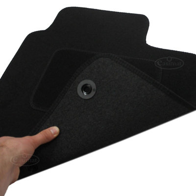 Fits Hyundai i20 Car Floor Mats Tailored Carpet 2015 to 2020 Black 4pc Set - 6