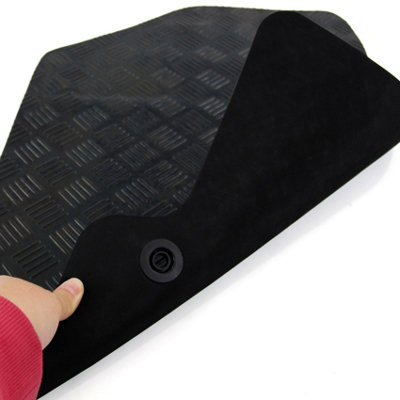 Fits Kia Ceed 2012 to 2018 Tailored Rubber Car Mat 4pcs Black Floor Set Ceed - 8