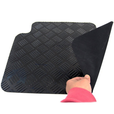 Fits Kia Sportage Mk3 2010-2016 Tailored Rubber Car Mats Black 4pc Floor Mat Set - 7