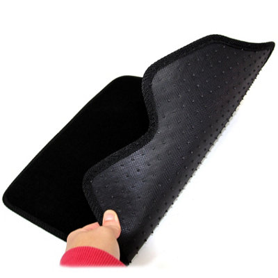 Fits Mazda 2 Car Mats Tailored Carpet 2007 to 2014 4pcs Black Floor Set - 7