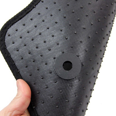 Fits Mazda 2 Car Mats Tailored Carpet 2007 to 2014 4pcs Black Floor Set - 9