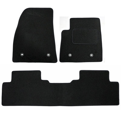 Fits MG MG5 EV Car Floor Mats 2020 onwards Tailored Carpet 3pcs Set Black