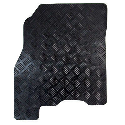 Fits Nissan Leaf Car Floor Mats 2018 onwards Tailored Rubber 4pc Set Black - 5
