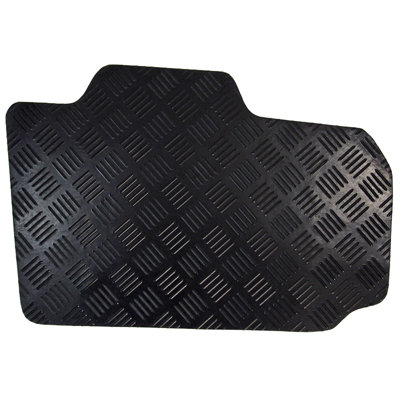 Fits Nissan Leaf Car Floor Mats 2018 onwards Tailored Rubber 4pc Set Black - 8