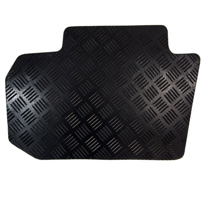 Fits Nissan Leaf Car Floor Mats 2018 onwards Tailored Rubber 4pc Set Black - 9