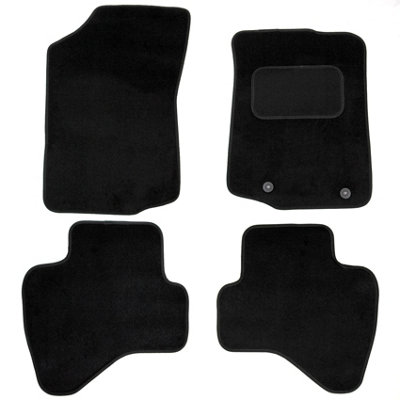 Fits Peugeot 108 Tailored Carpet Car Mats 2014 to 2021 4pc Black Floor
