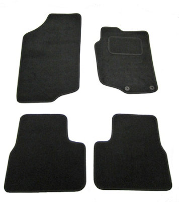 Fits Peugeot 207 2006-2014 Tailored Carpet Car Mats Black 4pcs Floor Set