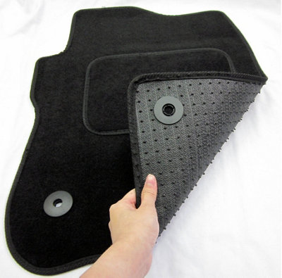 Fits Peugeot 208 2012-2019 Tailored Carpet Car Mats Black 4pc Floor Set - 7
