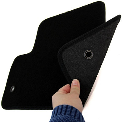 Fits Range Rover Evoque 2011-2018 Tailored Carpet Car Mats Black 4pcs Floor Set - 7