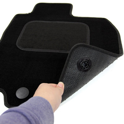 Fits Renault Kadjar Car Mats Tailored Carpet 2015 onwards 4pc Black Floor Set - 7