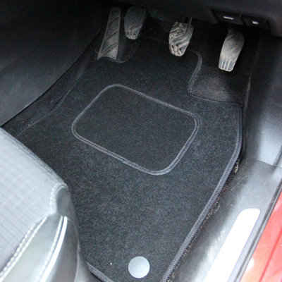 Fits Renault Kadjar Car Mats Tailored Carpet 2015 onwards 4pc Black Floor Set - 8