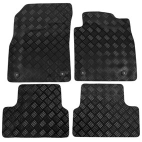Fits Vauxhall Astra J 2010 to 2015 Tailored Rubber Car Mats 4pcs Floor Set Mk6