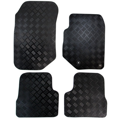 Fits Vauxhall Corsa F Car Mats Tailored Rubber 2020 onwards 4pc Black
