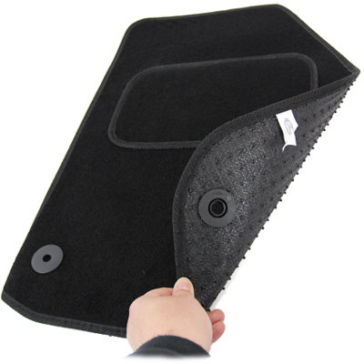 Fits Vauxhall Zafira B Mk2 2006 to 2011 Carpet Car Mats Black 6pc Floor Set - 3