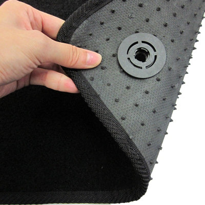 Fits VW Golf Mk7 2013-2020 Fully Tailored Carpet Car Mats Black 4pcs Floor Set - 5