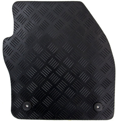 Fits VW Polo Mk6 2018 onwards Tailored Rubber Car Mats Black 4pc Floor Set