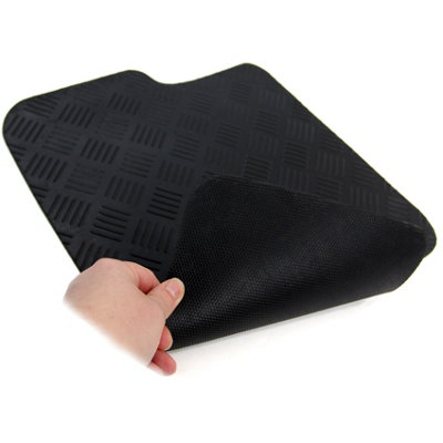 Fits VW Polo Mk6 2018 onwards Tailored Rubber Car Mats Black 4pc Floor Set - 7