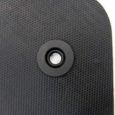 Fits VW Polo Mk6 2018 onwards Tailored Rubber Car Mats Black 4pc Floor Set - 9