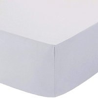 Fitted Bed Sheet 180 Thread Count Percale 16" (40CM) Extra Deep Non Iron Fitted Sheet
