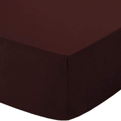 Fitted Sheet 200 Thread Count 100% Egyptian Cotton Extra Deep 40CM Bed