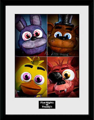 Five Nights at Freddy's Quad  30 x 40cm Framed Collector Print