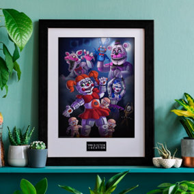 Five Nights at Freddy's Sister Loca 30 x 40cm Framed Collector Print