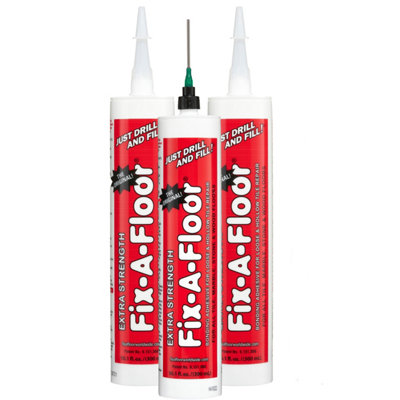 Fix-A-Floor All in One Micro Precision Injector Kit x 3  pack Fast Repair of Loose/Hollow Tiles,Creaky Wood, LVT & Laminate floors