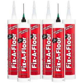 Fix-A-Floor All in One Micro Precision Injector Kit x 6 pack Fast Repair of Loose/Hollow Tiles,Creaky Wood, LVT & Laminate floors