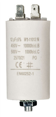 Fixapart Capacitor 450V and Earth 12.0uf  450 v and Aarde