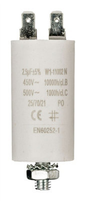 Fixapart Capacitor 450V and Earth 2.5uf  450 v and Aarde