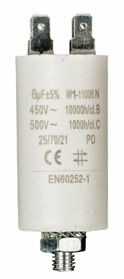 Fixapart Capacitor 450V and Earth 6.0uf 450 v and Aarde
